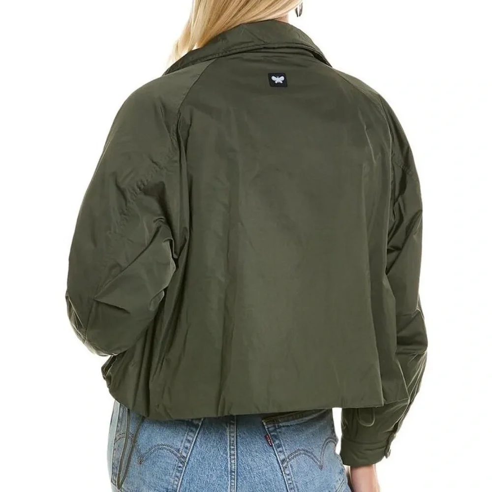 WEEKEND MAX MARA Fiorito Quilted Jacket in Green sz 4 / S BRAND NEW, EXT RARE - Picture 3 of 16